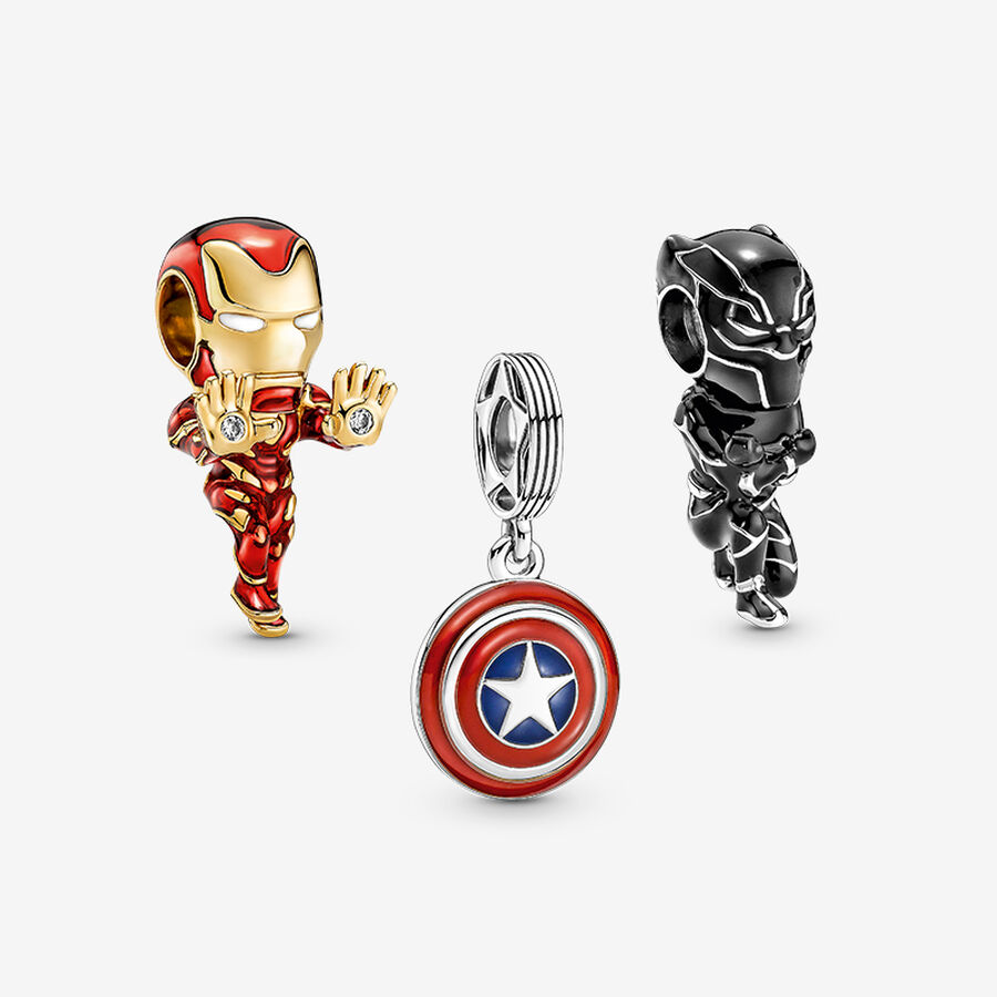 Conjunto de Regalo Escudo Capitán América, Iron Man y Pantera Negra Los Vengadores de Marvel image number 0